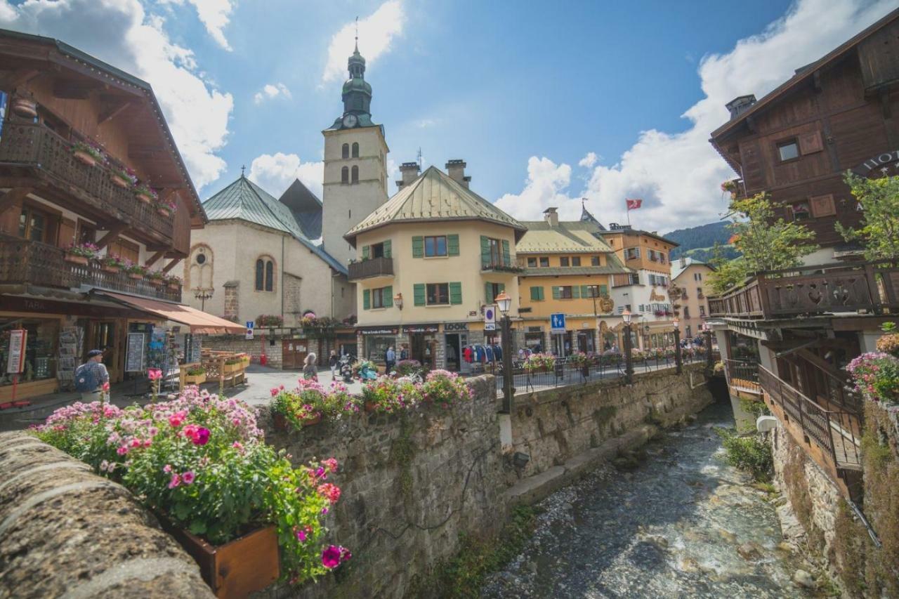 Hotel Au Coin Du Feu Megève Exterior foto